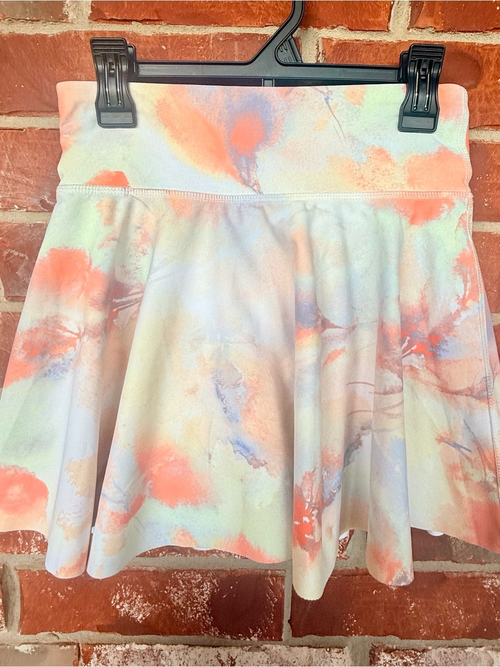Old Navy Pastel Tie-Dye Skater Skirt - Coral, Mint & Lavender